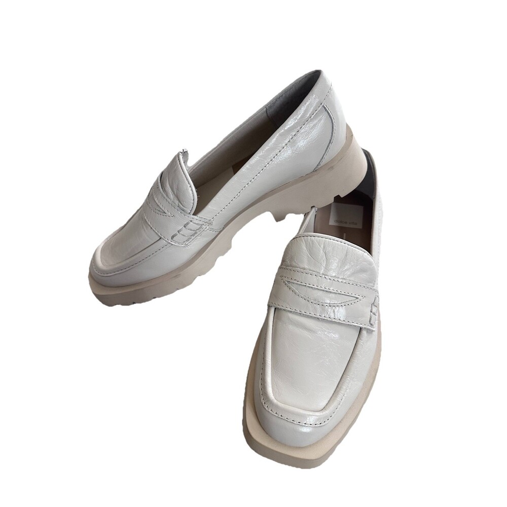 Dolce Vita Elias Cream Penny Loafer Lug Chunky Sz 7